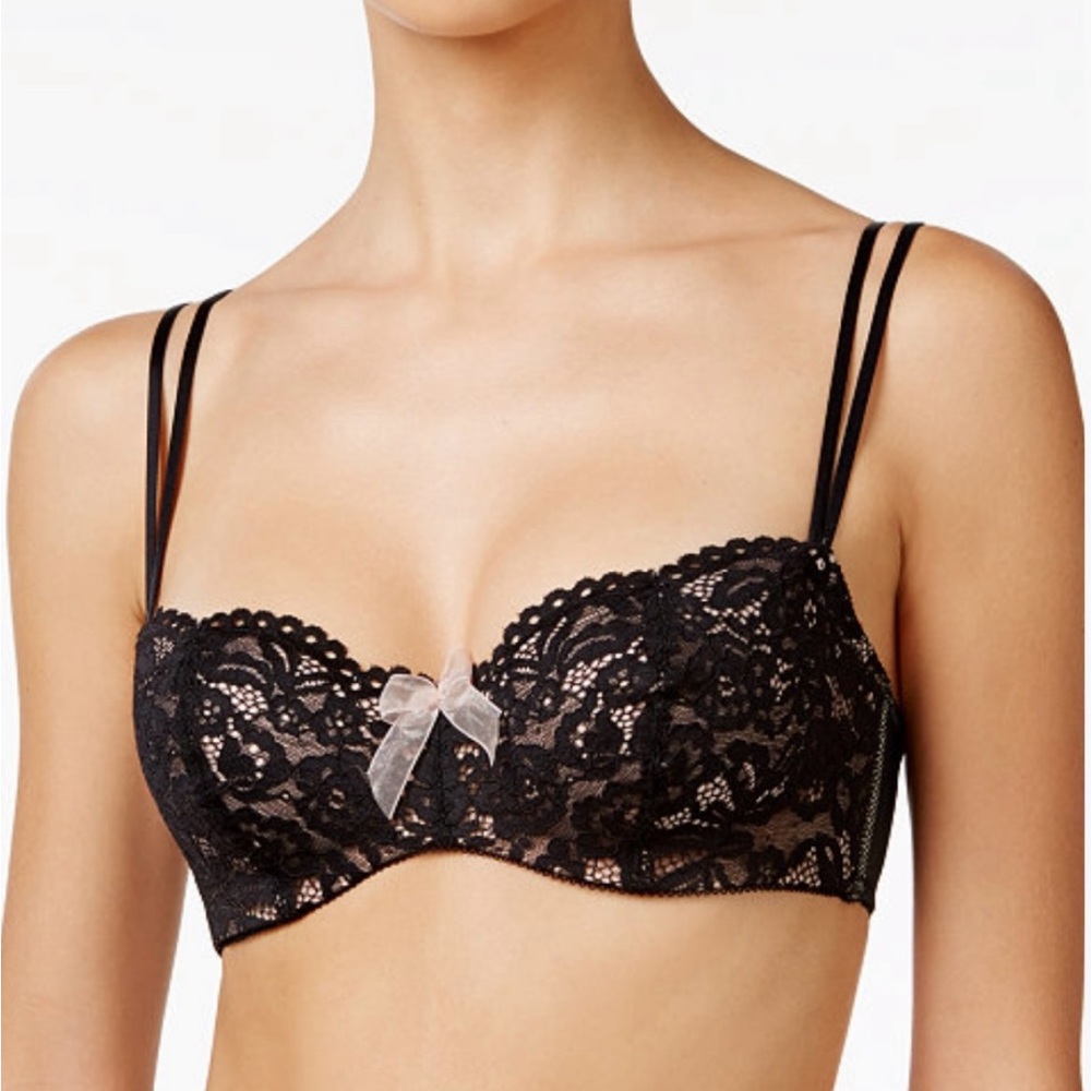 b.tempt’d Black Lace Bra